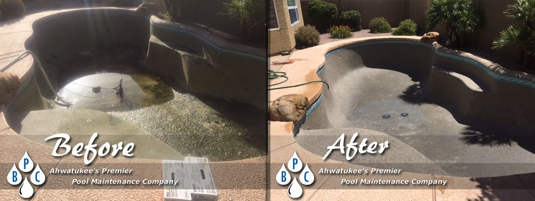 Pool Cleaning Photo Gallery | Before and After Photos | BPC Pool ...